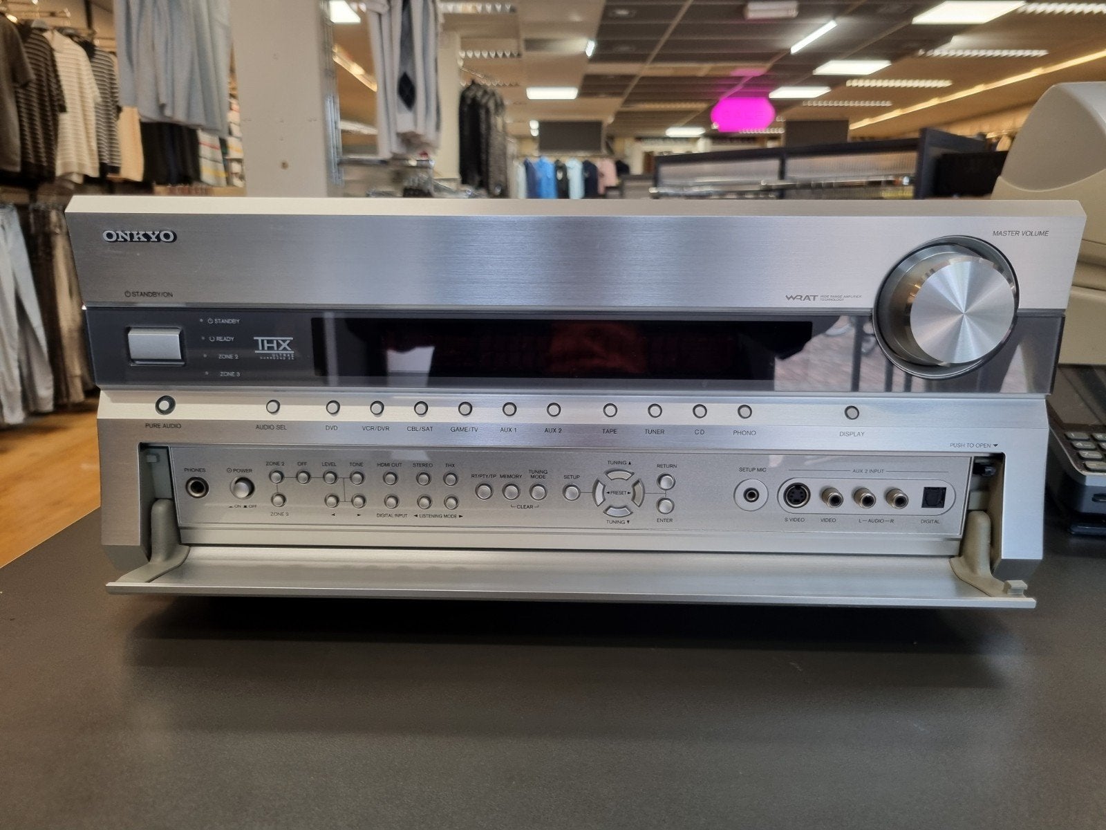 De robuuste, krachtige Onkyo TX-SR875 Topklasse geluid, ///, Ophalen of Verzenden, 120 watt of meer, Onkyo