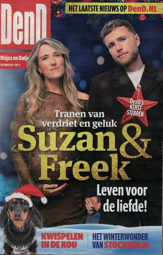 Suzan & Freek in DenD Magazine - december 2025., Verzenden, Nieuw, Muziek, Film of Tv