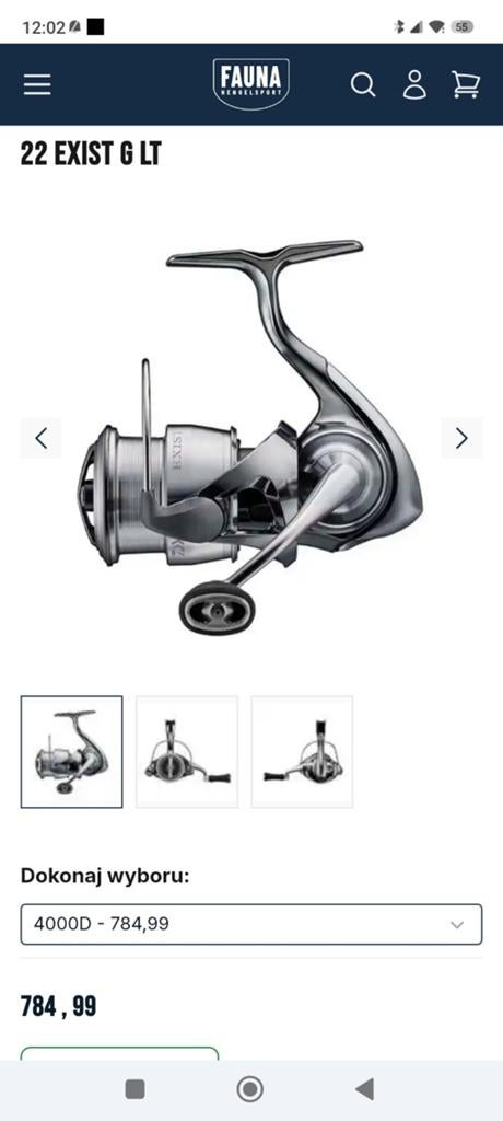 Daiwa 22Exist 4000D, Ophalen of Verzenden, Molen