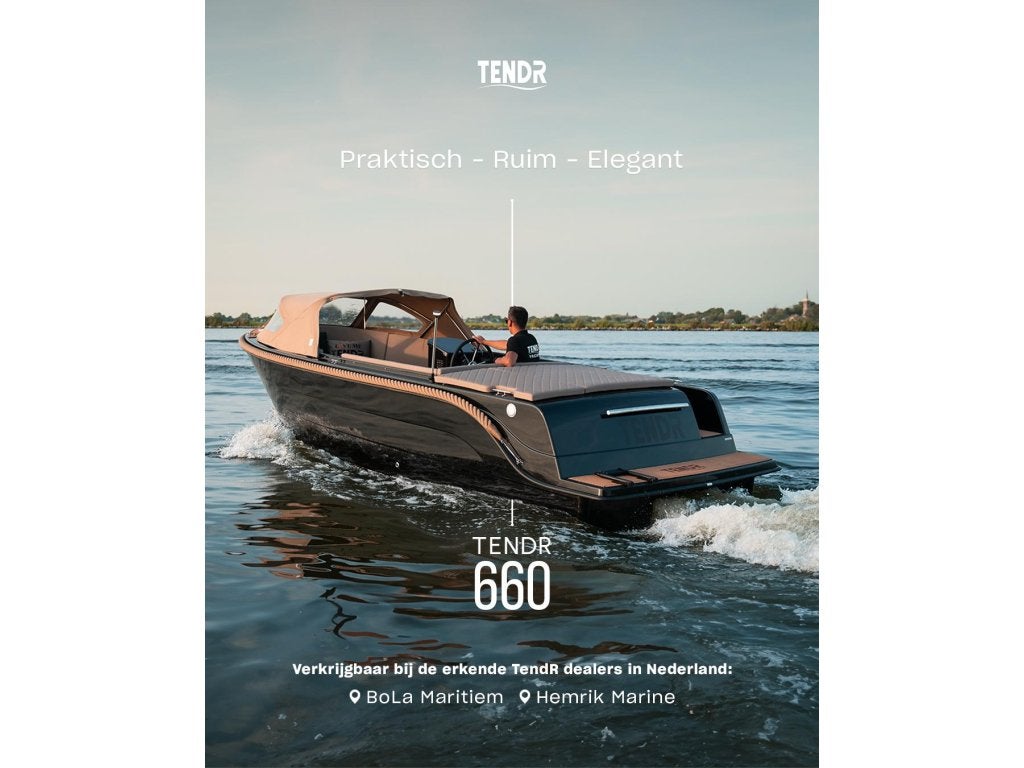 TendR 660 - Outboard - Elektrisch - Tender - Nieuw, Tender, 2 m, Polyester, TendR Yachts BV