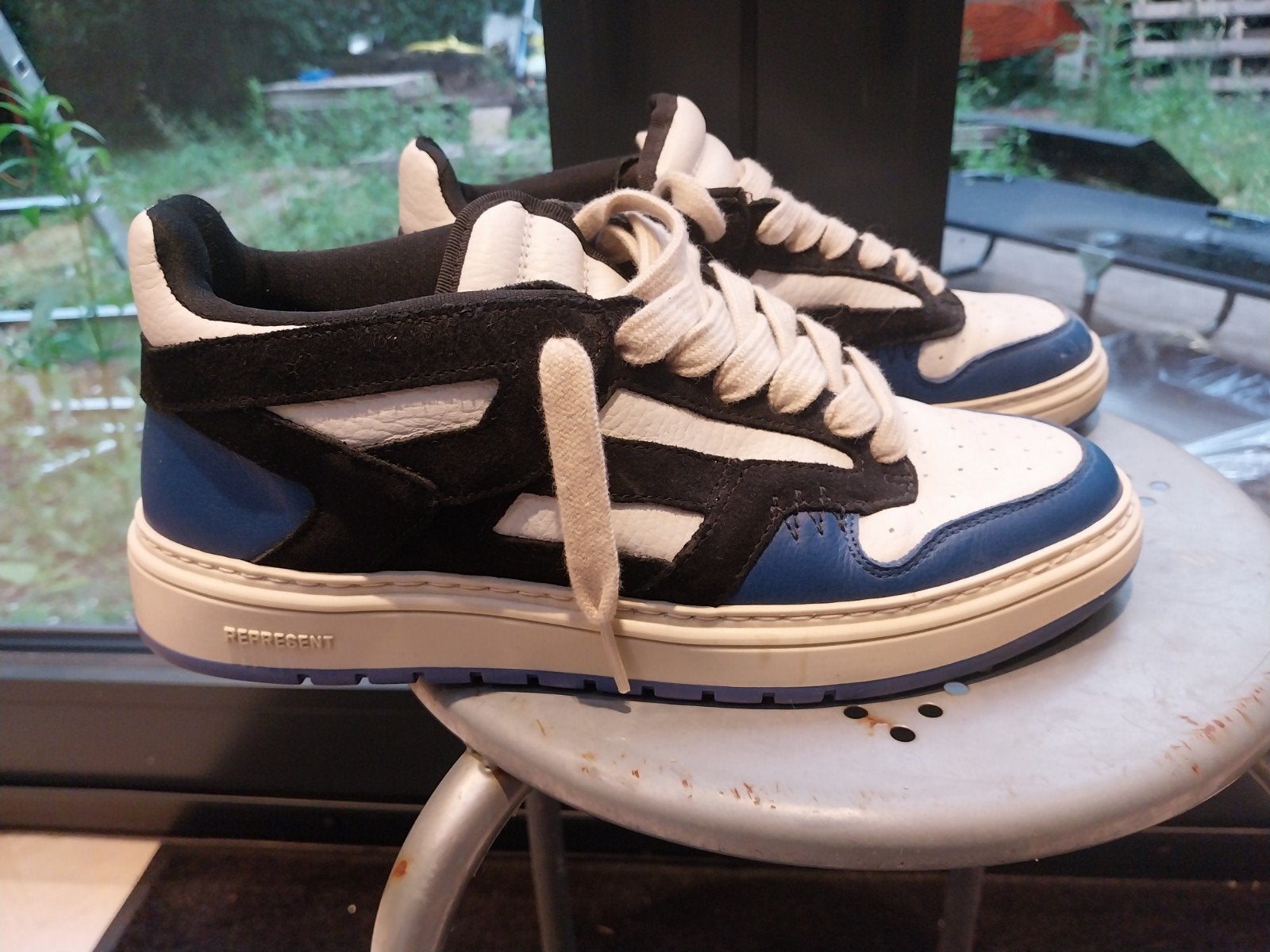Represent raptor low Sneakers - Wit, Zwart, Blauw, Wit, Ophalen of Verzenden, Represent, Sneakers of Gympen