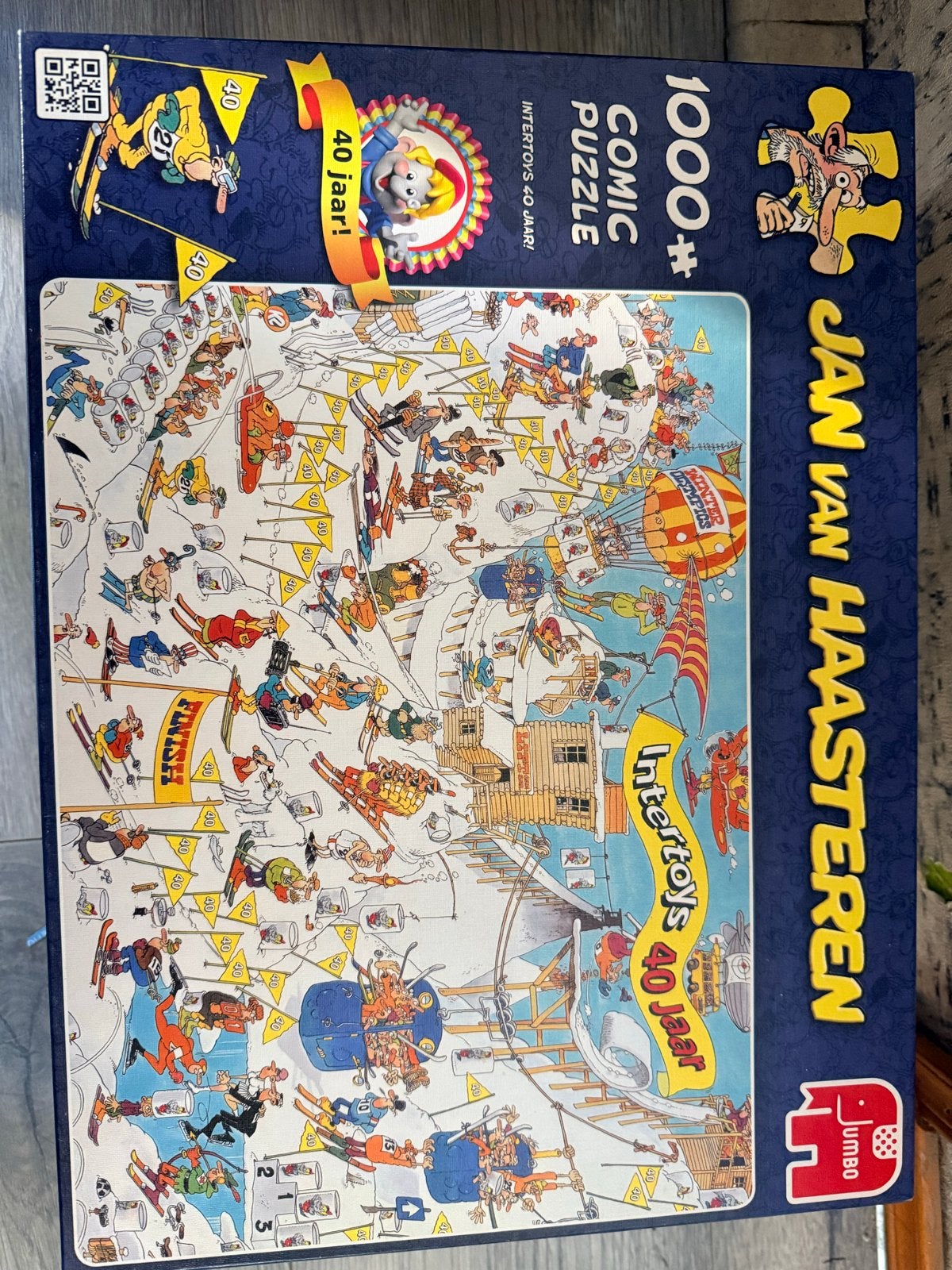 Jan van Haasteren Intertoys 40 Jaar Winter Olympics Puzzel 1, Ophalen, Meer dan 50 stukjes, Zo goed als nieuw, 6 jaar of ouder