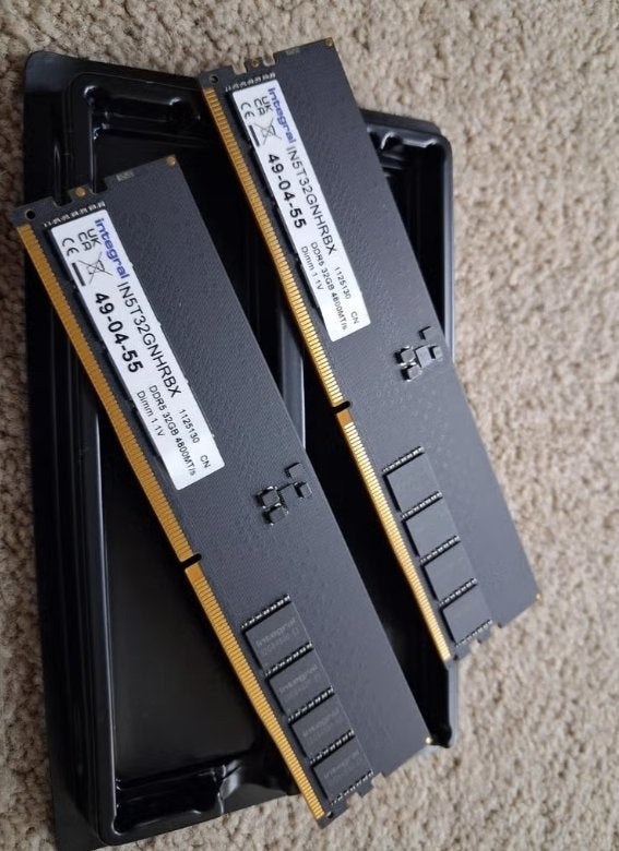 Integral ddr5 64gb Ram geheugen IN5T32GNHRBXK2, Nieuw, Ophalen of Verzenden, Desktop, DDR5