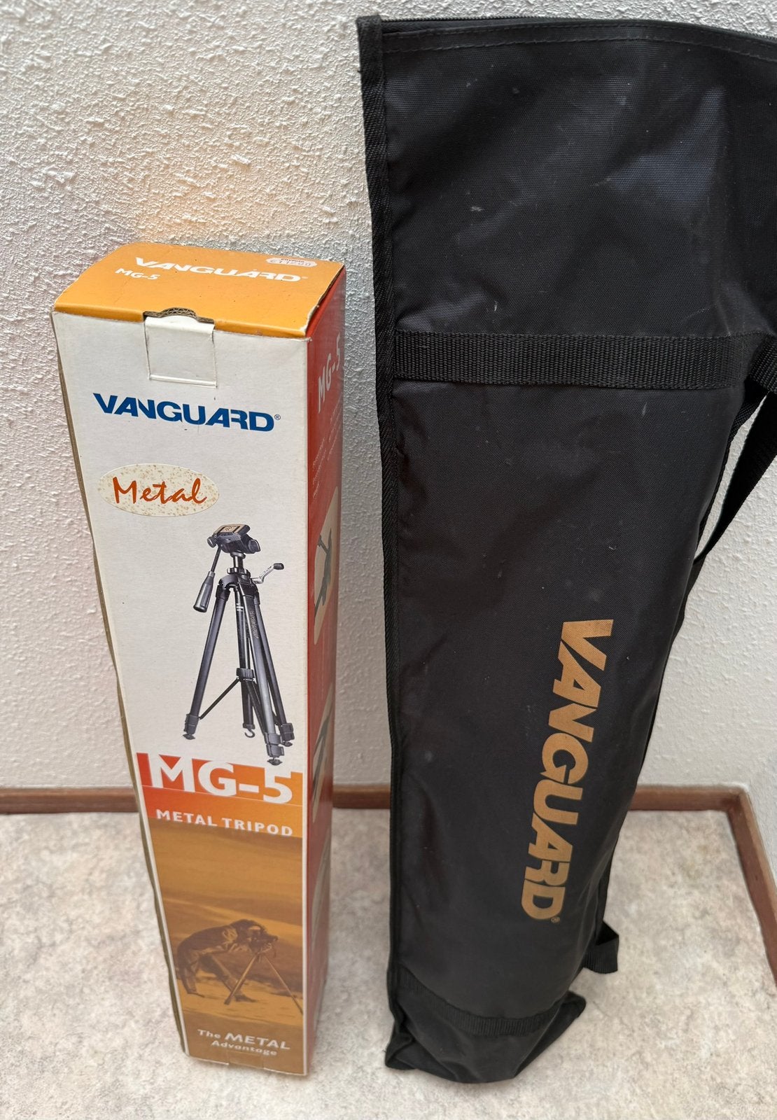 Vanguard camera statief MG 5, Ophalen of Verzenden, Zo goed als nieuw, Driepoot, Vanguard