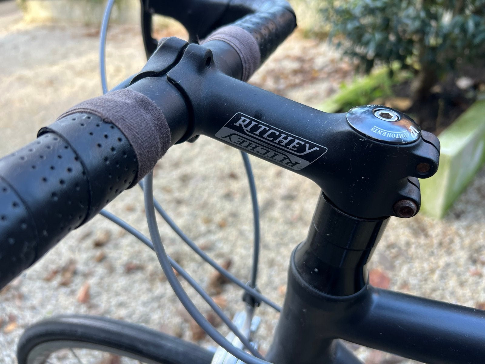 Zwarte racefiets - Ritchey stuurpen, Brooks zadel, 28 inch, Gebruikt, Aluminium, Meer dan 20 versnellingen