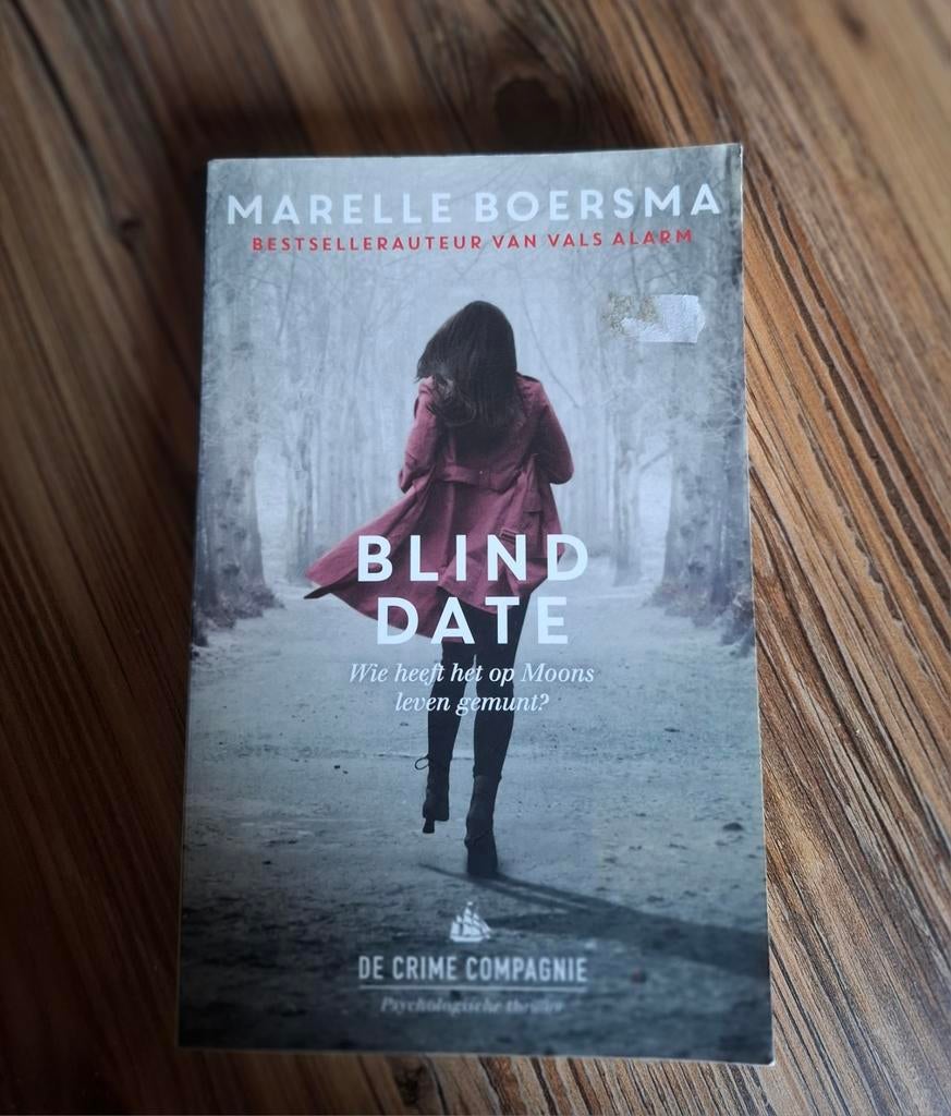 Blind Date - Marelle Boersma - Spannende thriller, Ophalen of Verzenden, Zo goed als nieuw, Marelle boersma