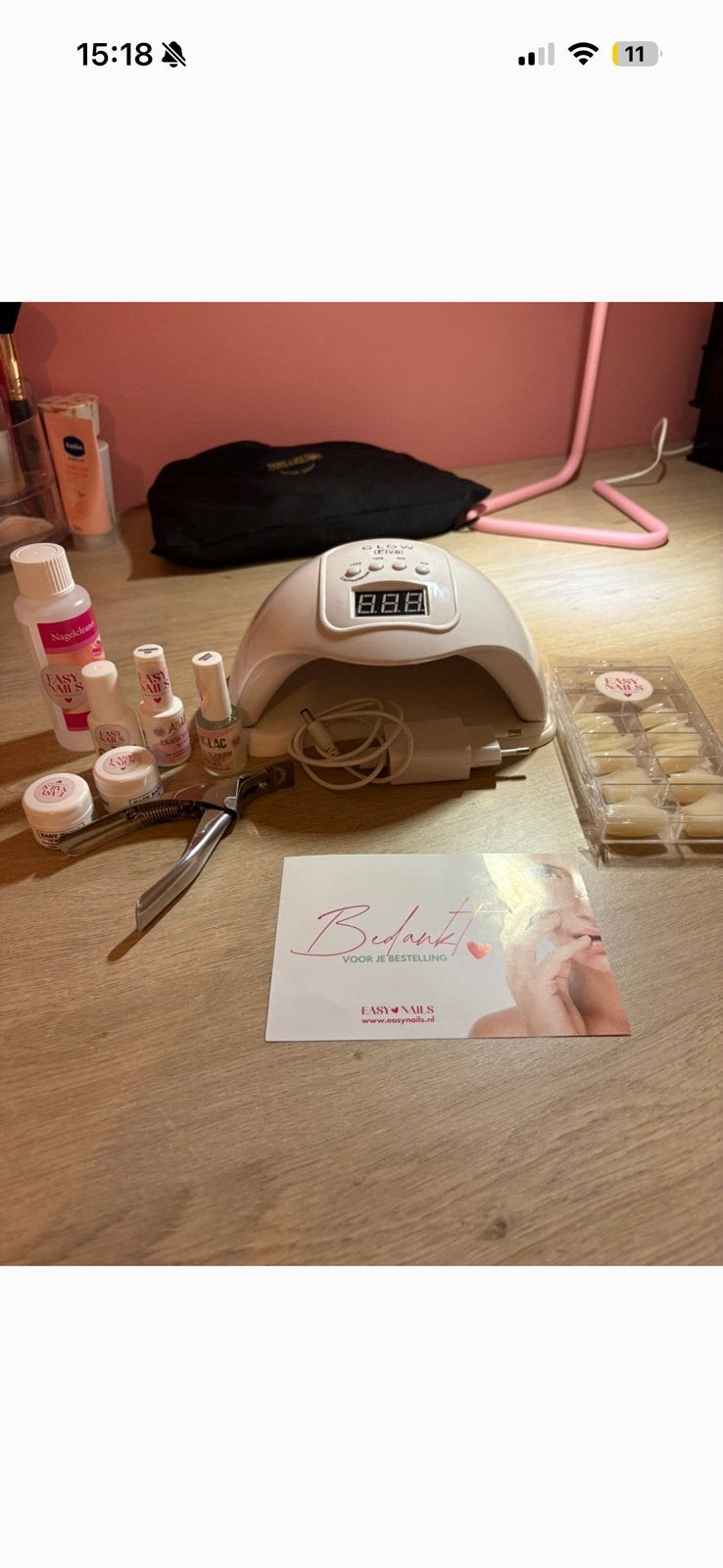 Gellak set, Sieraden, Tassen en Uiterlijk, Uiterlijk | Cosmetica en Make-up, Overige kleuren, Verzenden, Nieuw, Handen en Nagels