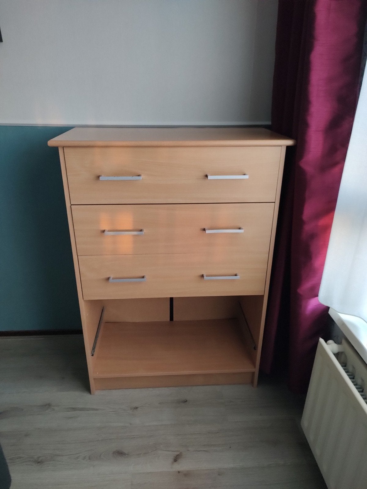 ladekast , 5 lade,s., Huis en Inrichting, Kasten | Ladekasten, Ophalen, Gebruikt, 100 tot 150 cm, 50 tot 100 cm