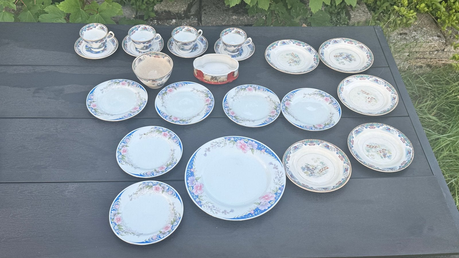 Prachtig Oriëntaals Servies - Diverse Stukken, Huis en Inrichting, Keuken | Servies, Gebruikt, Bord(en), Aziatisch, Keramiek, Overige merken