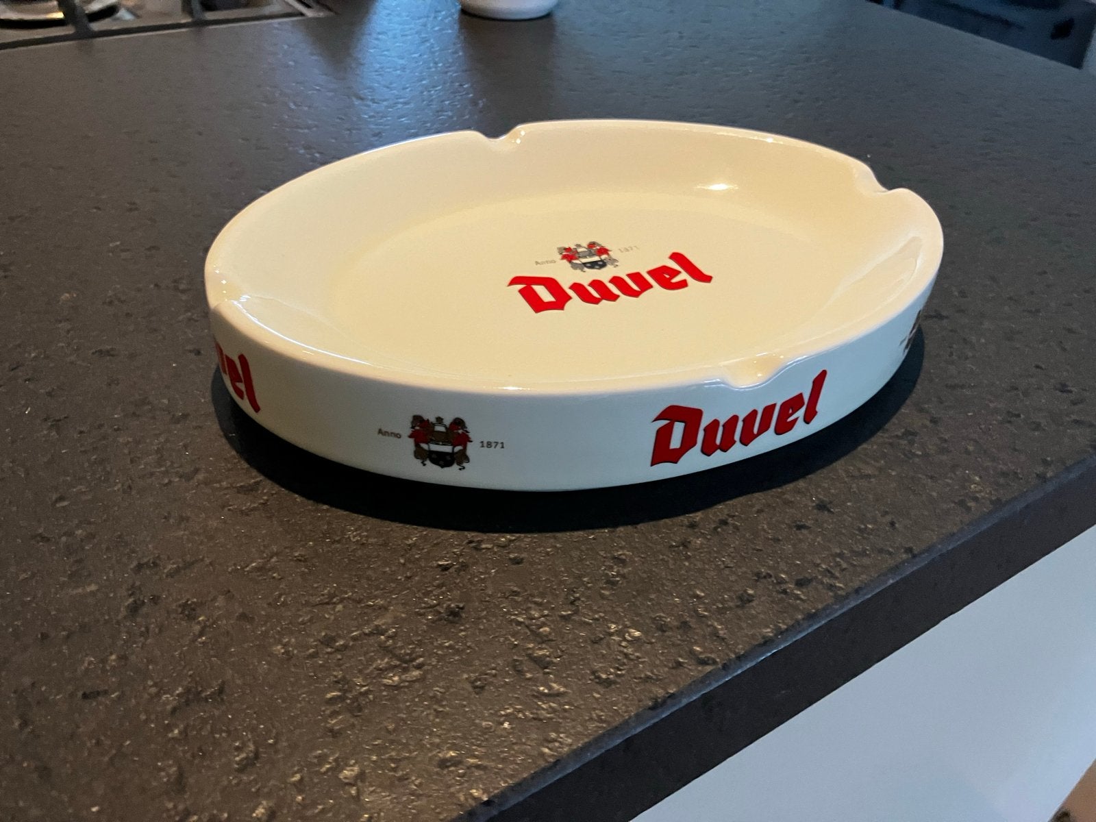 Vintage Duvel asbak - collectors item, Verzamelen, Ophalen, Gebruikt, Asbak