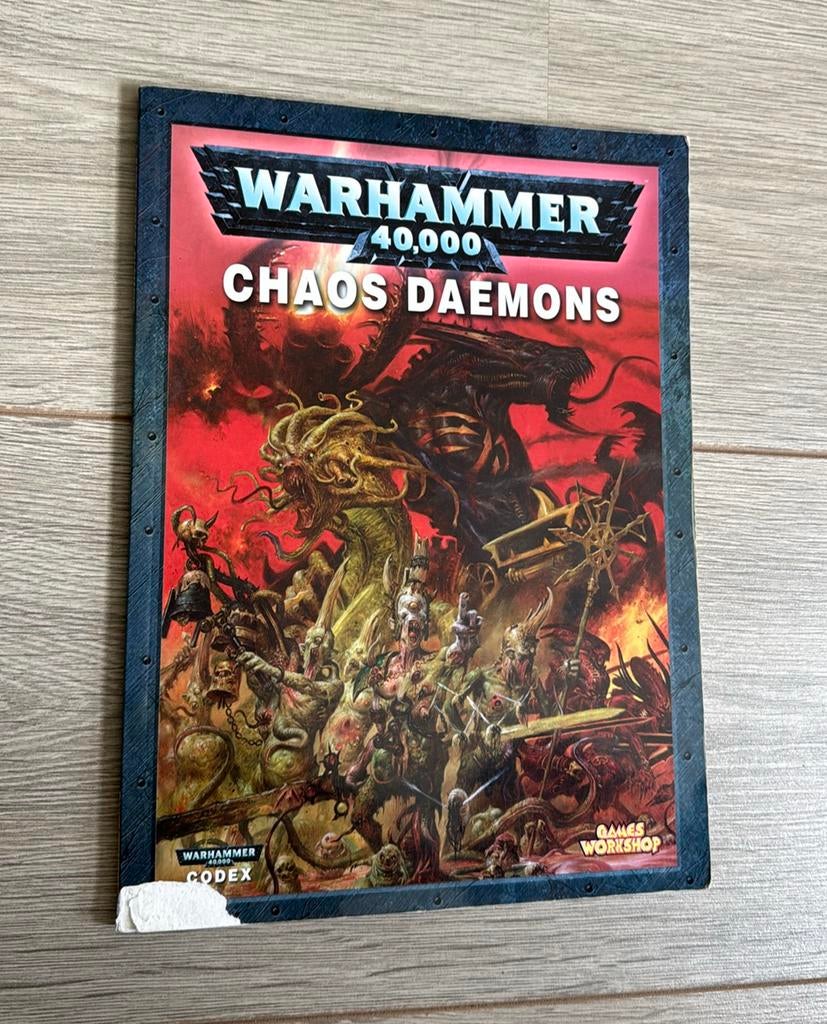 Warhammer 40k Chaos Daemons codex, Ophalen of Verzenden, Zo goed als nieuw, Warhammer
