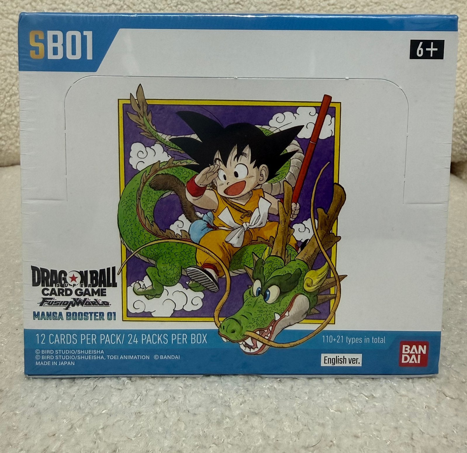Dragon Ball Super Fusion World SB01 English booster box, Ophalen, Zo goed als nieuw, Boosterbox