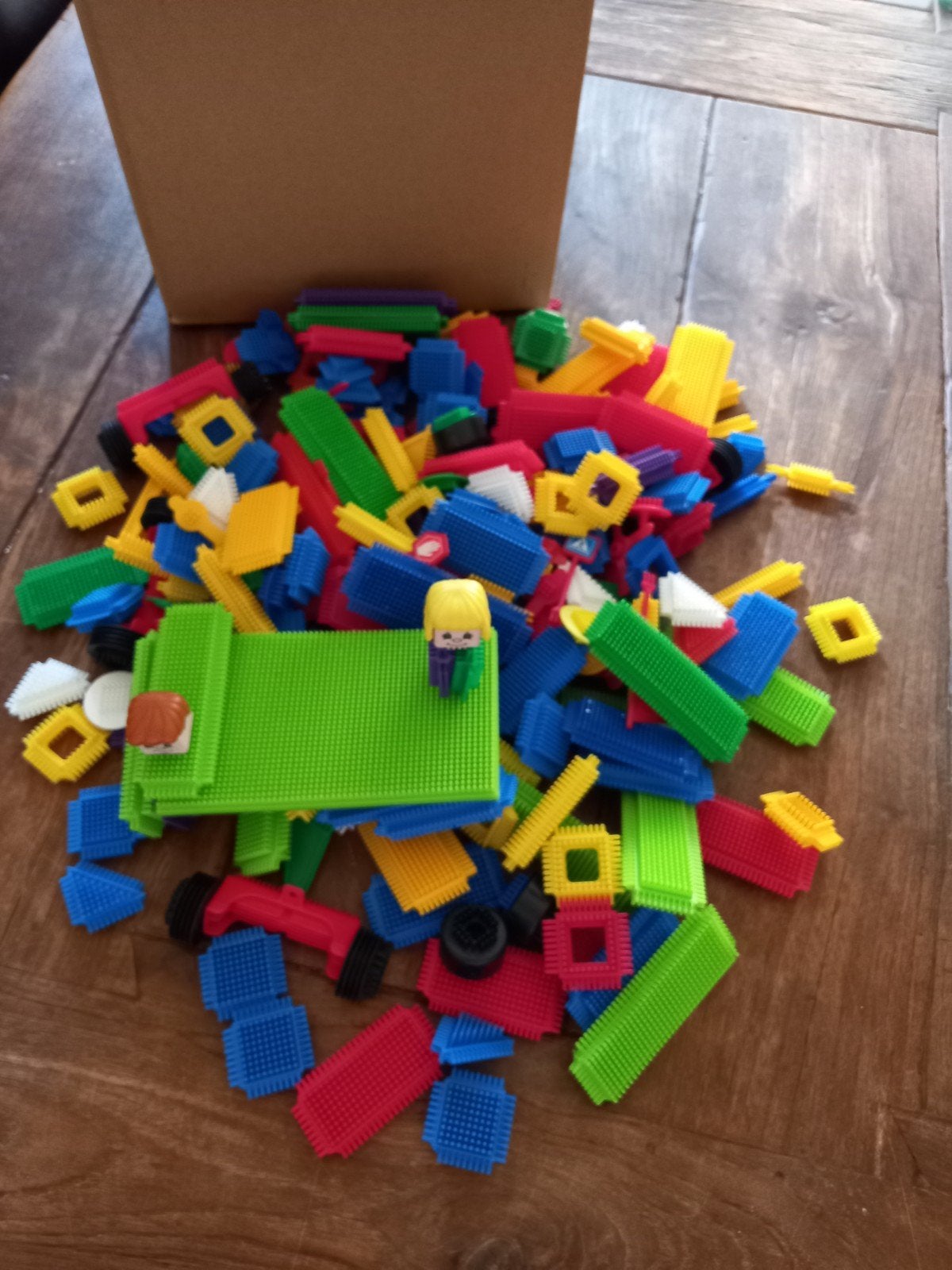Grote partij Bristle Blocks (Nopper), Ophalen of Verzenden, Gebruikt, Overige merken