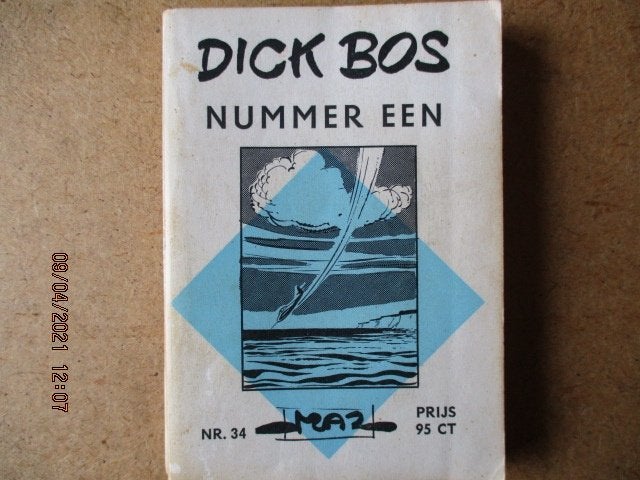 adv0890 dick bos 34 nummer een, Eén stripboek, Ophalen, Gelezen