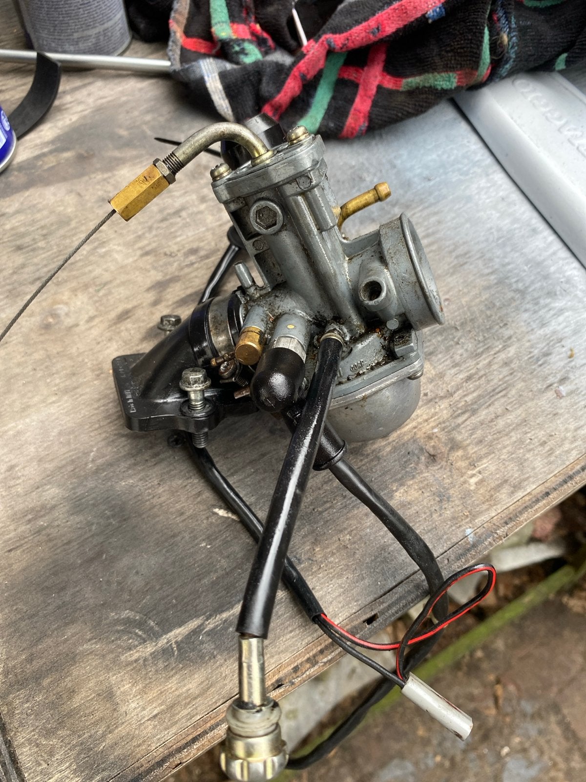 Mikuni Carburateur met Malossi Spruitstuk, Ophalen of Verzenden, Gebruikt, Carburateur