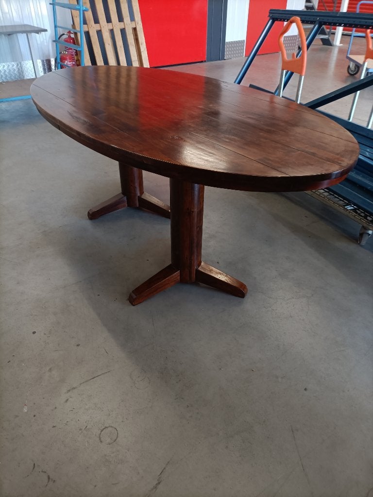 Klassieke  ovale eettafel voor 6 personen 90 x190 cm, Antiek en Kunst, Ophalen