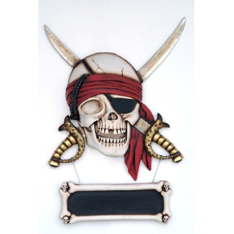 Skull Bone Wall Decor – Piraat Hoogte 107 cm, Ophalen, HorecaBeelden, Nieuw, HorecaBeelden