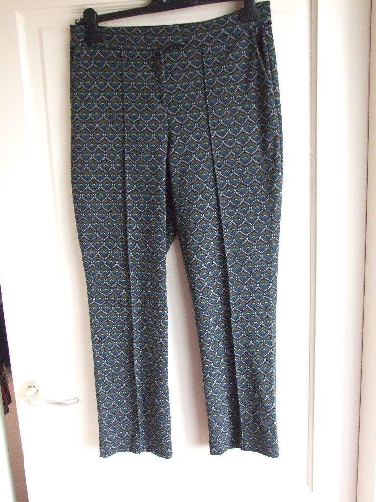 King Louie nieuw broek met fraai motief maat 40, Kleding | Dames, Broeken en Pantalons, Maat 38/40 (M), Meerkleurig, Nieuw, Ophalen of Verzenden