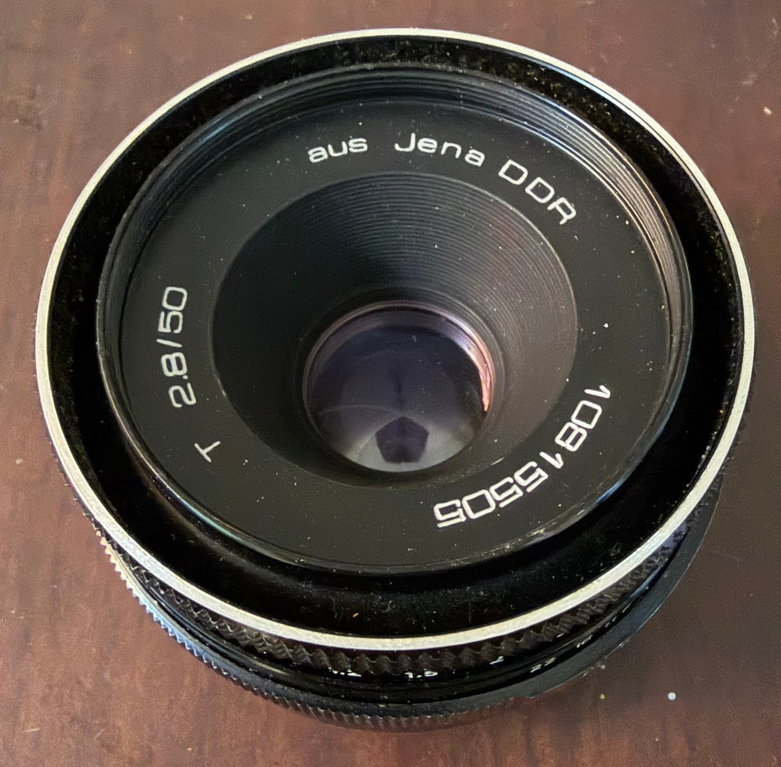 (Carl Zeiss) Aus Jena DDR T 2.8/50mm (M42) (Utrecht-West), Ophalen of Verzenden, Gebruikt, Standaardlens