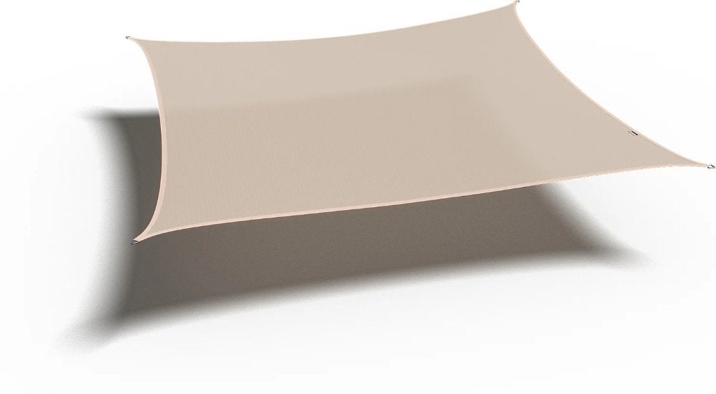 Schaduwdoek Platinum vierkant Coolfit grijs 360 x 360 nieuw, Ophalen, Nieuw