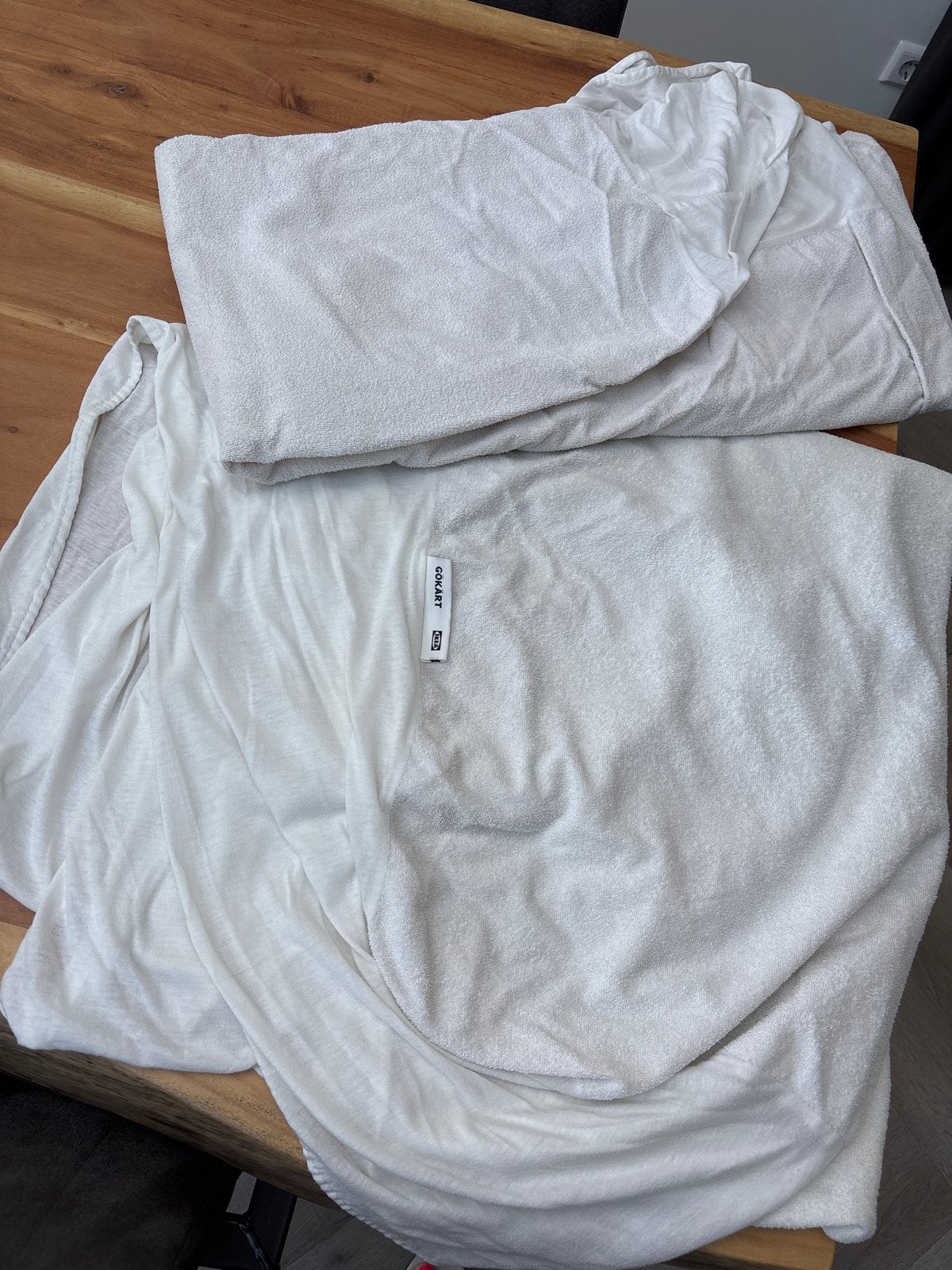 2x Speciaal hoeslaken voor kinderen (1-persoonsbed), Eenpersoons, Katoen, Ophalen of Verzenden, IKEA