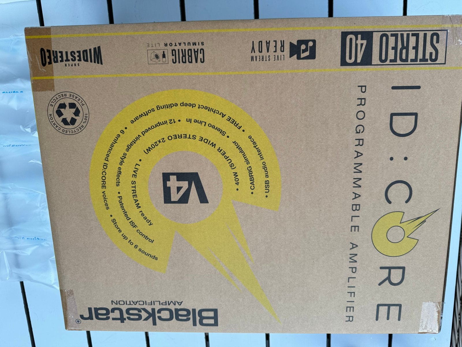 Blackstar ID:CORE Stereo 40 V4 Gitaarversterker - Nieuw!, Muziek en Instrumenten, Ophalen, Nieuw, Gitaar, Minder dan 50 watt