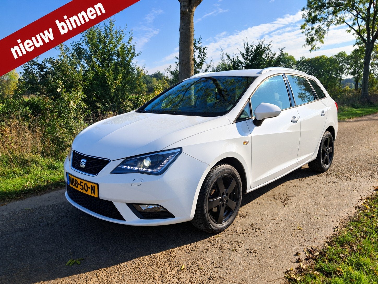 Seat Ibiza ST 1.0 EcoTSI 70KW 11-2015 Facelift Navi Stoelver, Auto's, Voorwielaandrijving, Stof, Euro 6, Stationwagon