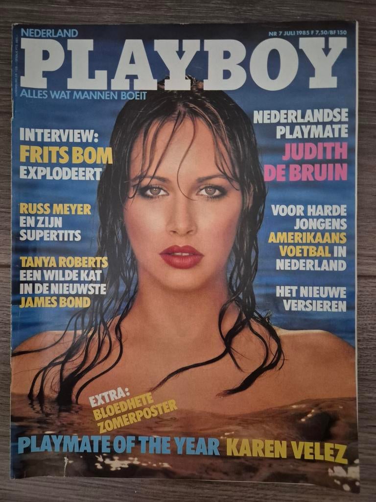 Playboy Juli 1985 incl. Bloedhete zomerposter, Verzenden, 1980 tot heden, Tijdschrift
