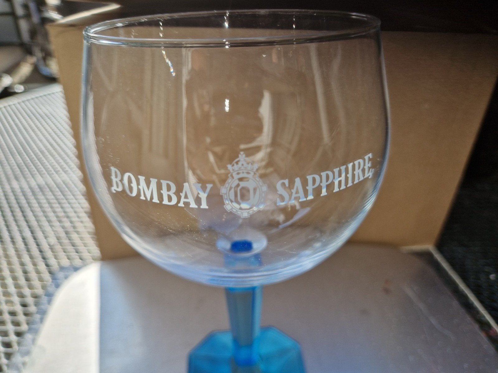 Bombay Sapphire Gin Glazen - Set van 6, Ophalen, Zo goed als nieuw, Overige merken, Glas