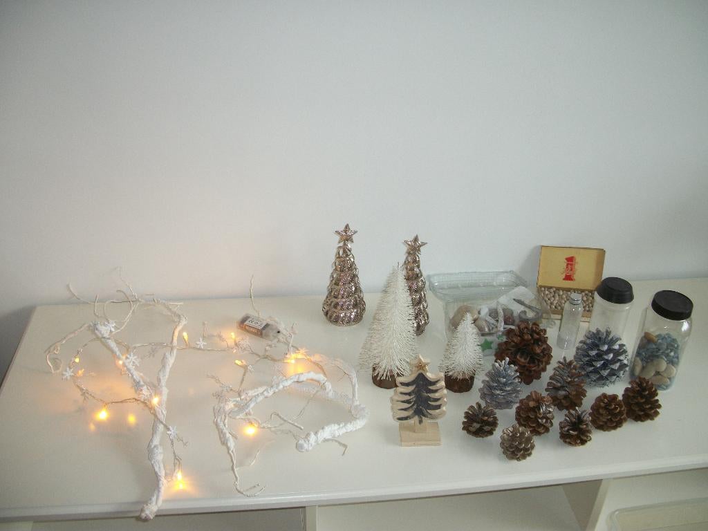 Kerstversiering Decoratie Kerstboom Steentjes - zgan - pstuk, Diversen, Kerst, Zo goed als nieuw, Ophalen of Verzenden