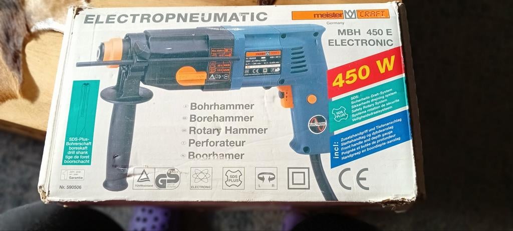 Meister Craft Boorhamer MBH 450, Boor- en/of Breekhamer, Ophalen of Verzenden, Zo goed als nieuw, Variabele snelheid