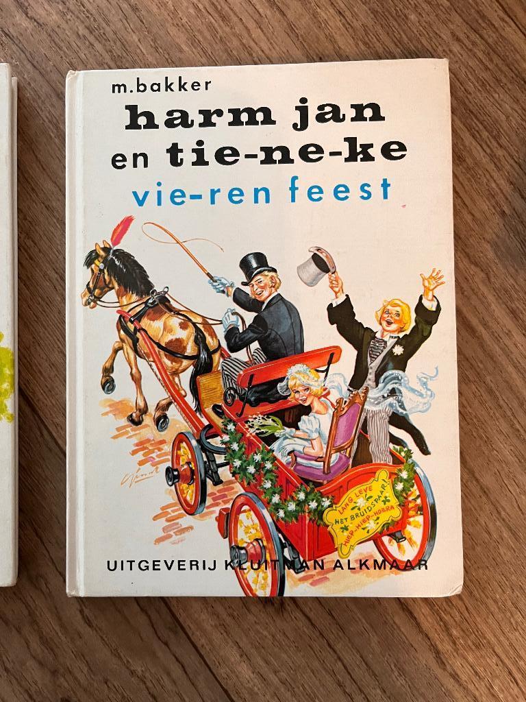 Kinderboek harm jan en tieneke, Gelezen, Fictie algemeen, M. Bakker, Ophalen of Verzenden