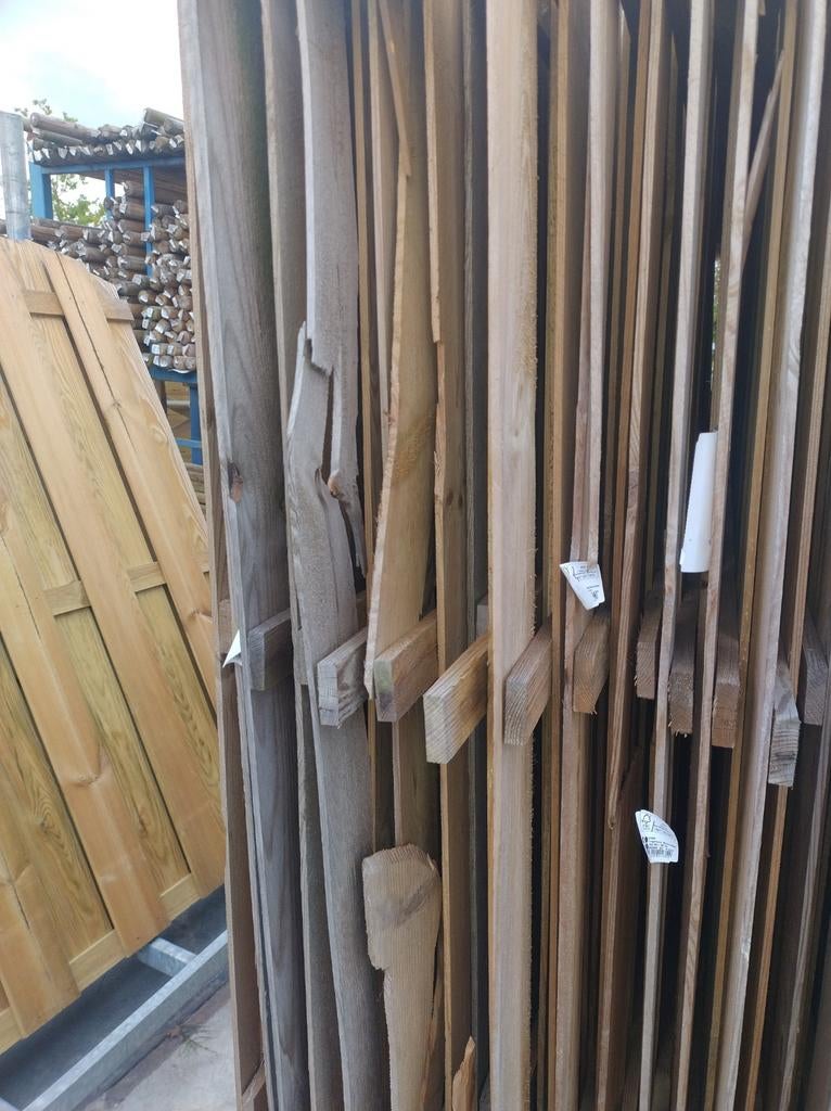 Budget Tuinscherm 180x180, Ophalen, Hout, Minder dan 3 meter, 1 tot 2 meter
