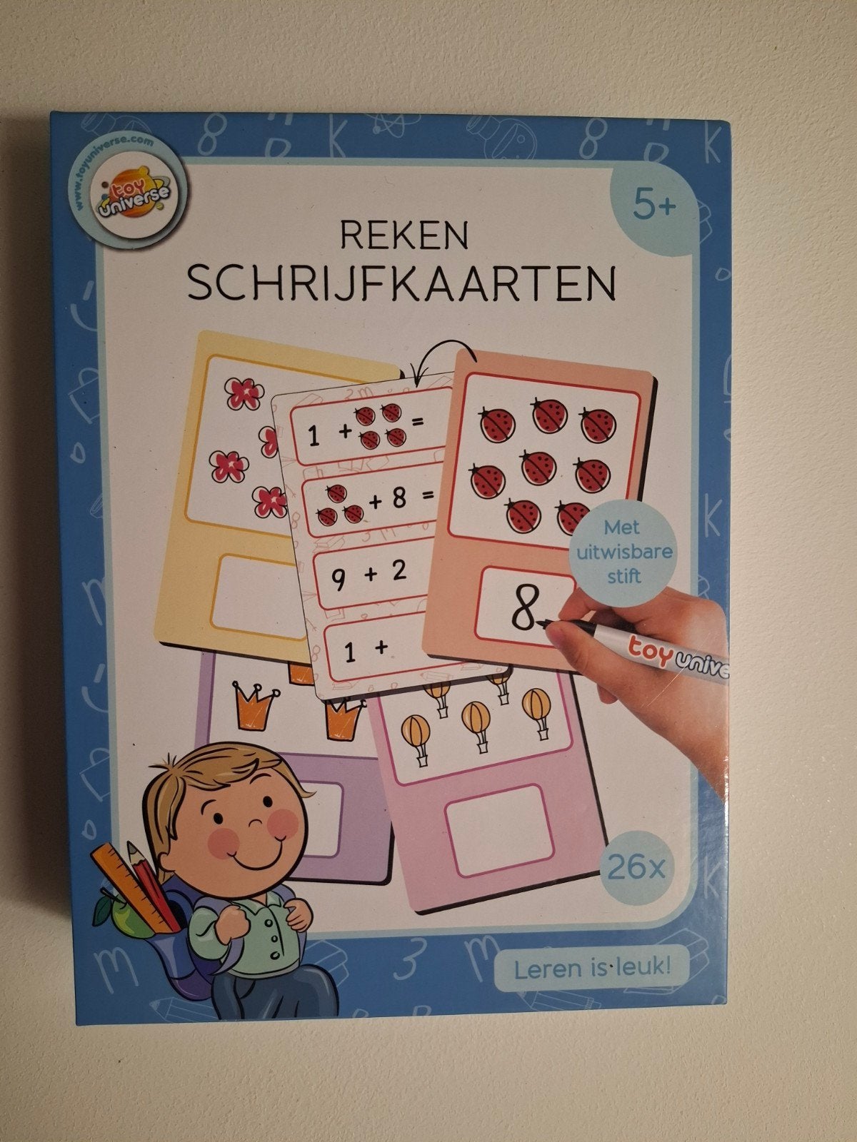 Reken Schrijfkaarten - Leren Tellen en Rekenen 5+, Ophalen of Verzenden, Nieuw, Rekenen