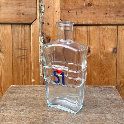 Waterfles fles Pastis 51 Frankrijk origineel 21,5 cm hoog, Ophalen of Verzenden