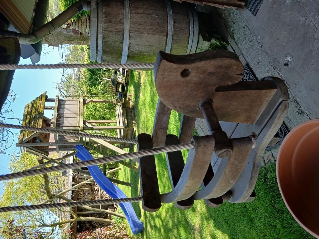 Te koop leuke houten kinderschommelvr, Ophalen, Gebruikt
