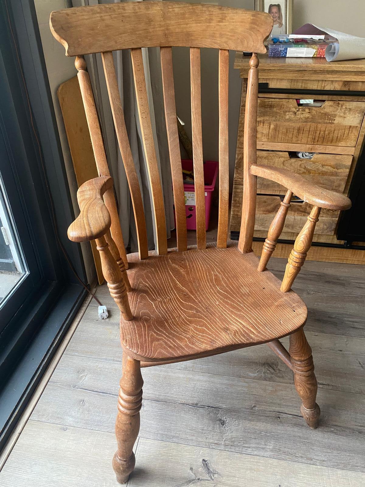 Engelse Windsor stoel, Ophalen