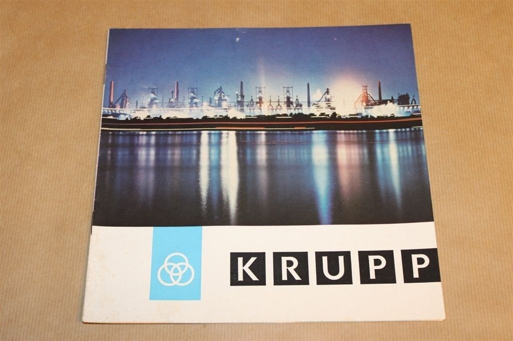 Zeldzame brochure - Krupp machines motoren - ca 1960 !!, Boeken, Ophalen of Verzenden, Zo goed als nieuw