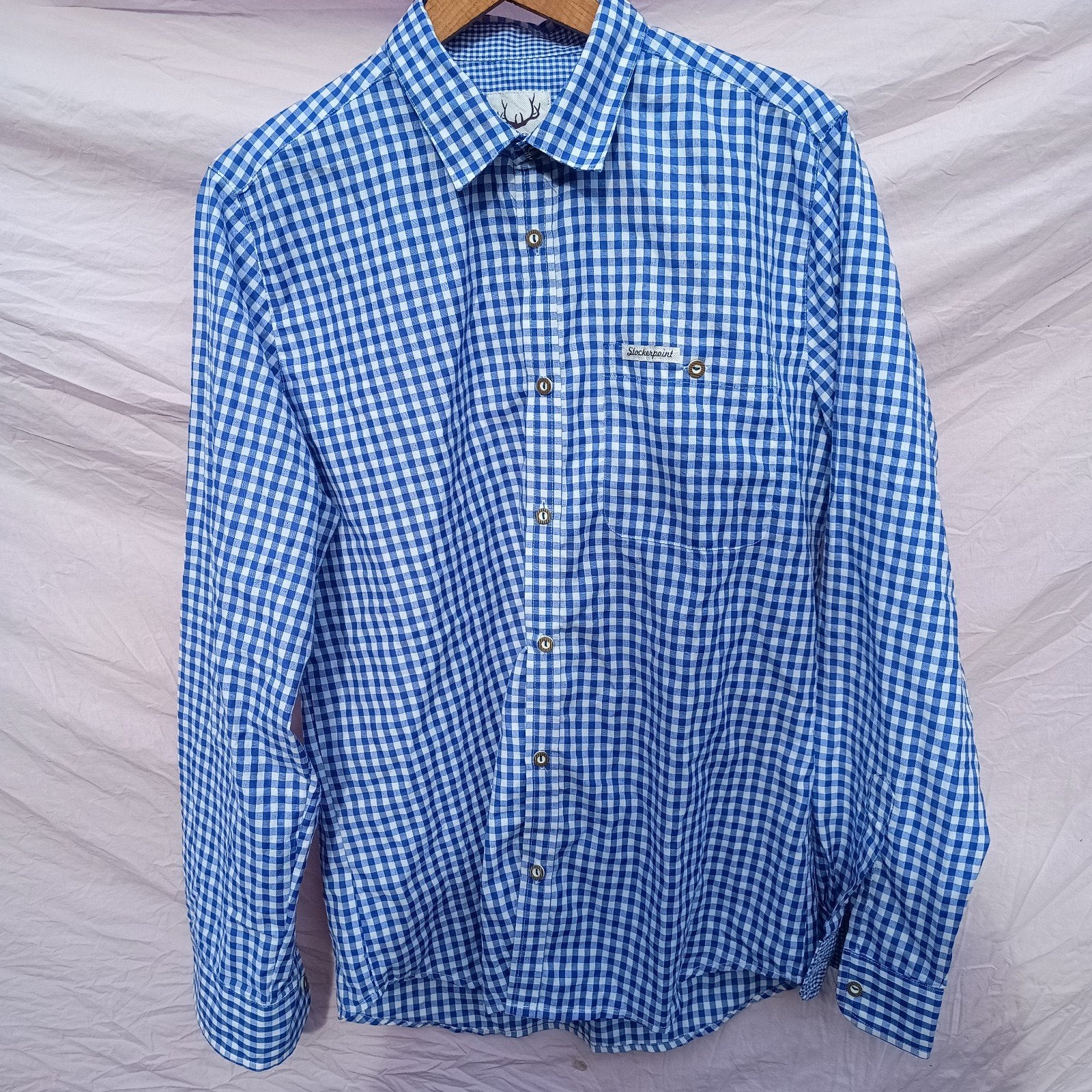 Stockerpoint M 39 / 40 Tiroler trachten overhemd Oktoberfest, Kleding | Heren, Overige maten, Ophalen of Verzenden, Stockerpoint