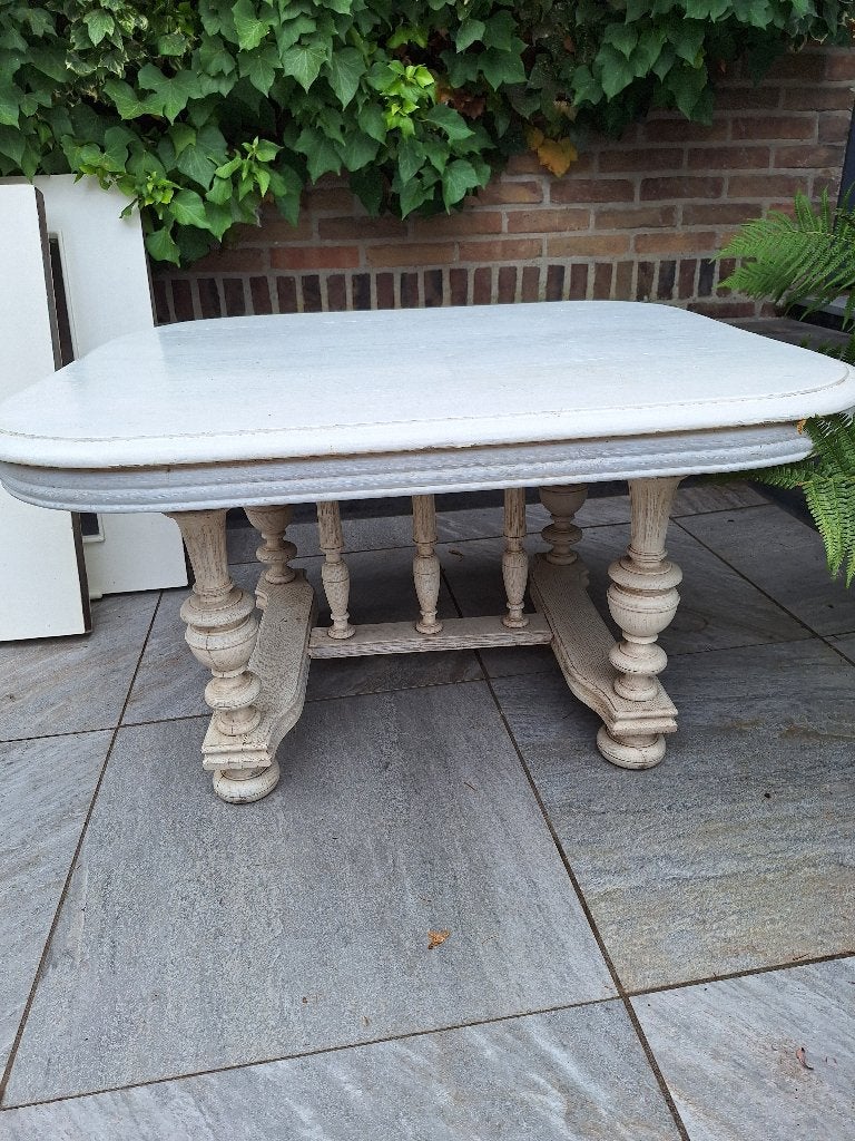 antiek eiken salontafel, Ophalen, 50 – 75, Gebruikt, 50 tot 100 cm