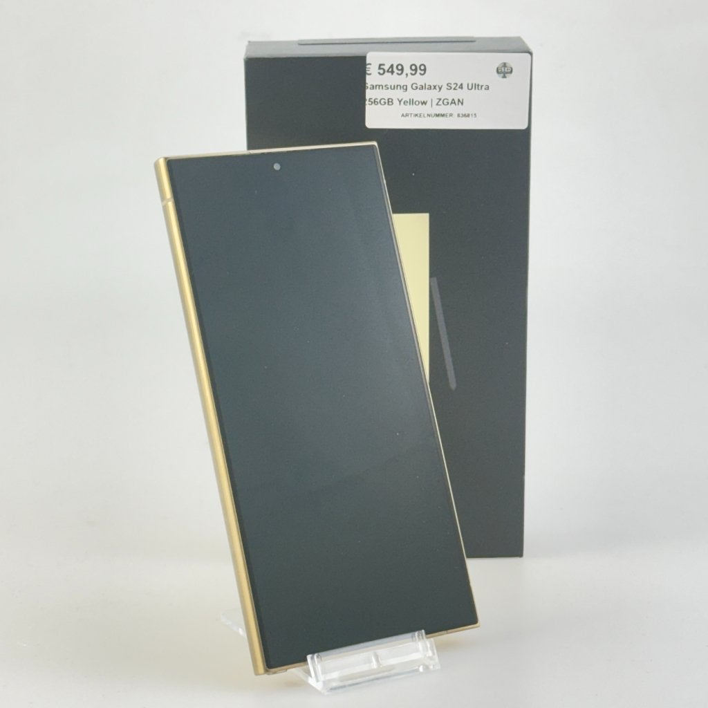 Samsung Galaxy S24 Ultra 256GB Yellow | ZGAN, Telecommunicatie, Mobiele telefoons | Samsung, Samsung, Zo goed als nieuw, Support@Samsung.com