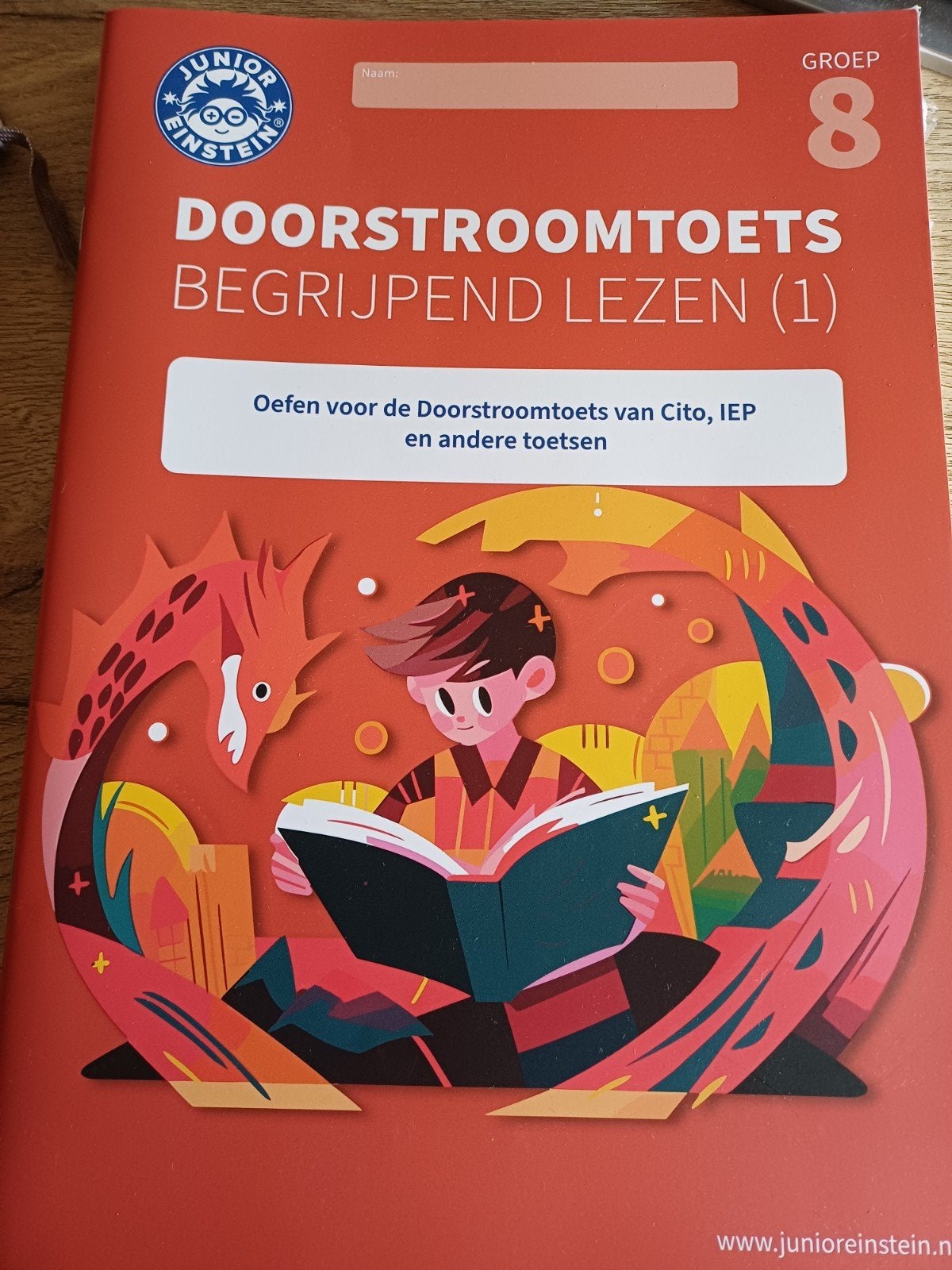 Junior Einstein Doorstroomtoets Begrijpend Lezen Groep 8, Ophalen of Verzenden, Zo goed als nieuw, Overige niveaus, Nederlands