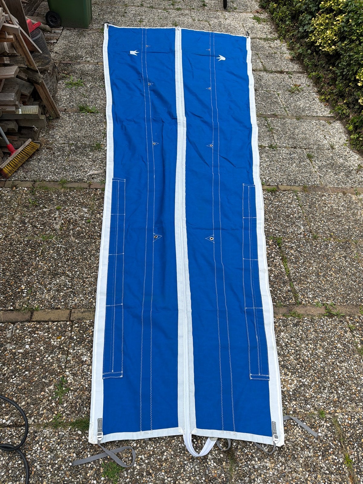 Lazy jack Huik voor zeilboot - Blauw, gebruikt - lazybag, Ophalen, Gebruikt, Minder dan 15 m², X