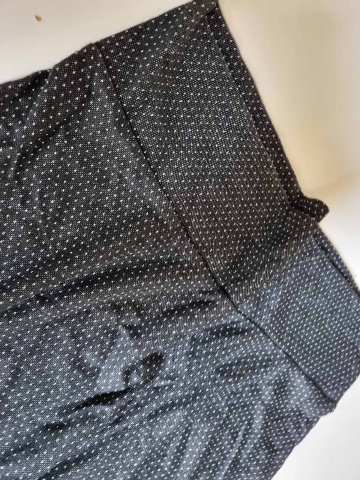 Zwarte rok met witte stippen, Maat 38/40 (M), Zwart, Ophalen of Verzenden, Onbekend