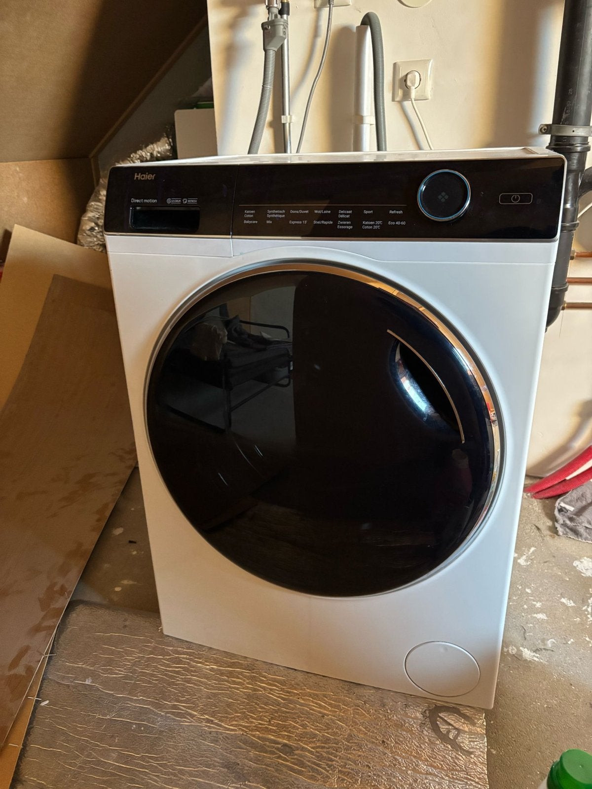 Haier HW80-B14979 Wasmachine - 8kg - Goede staat, Ophalen, 1200 tot 1600 toeren, Gebruikt, 8 tot 10 kg
