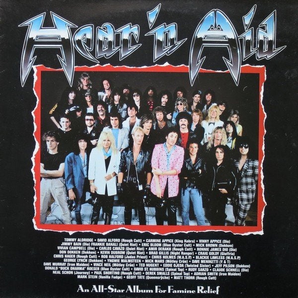 Hear 'n Aid LP Hear 'n Aid ( 1986 ), LP, Gebruikt, Hardrock, Ophalen of Verzenden