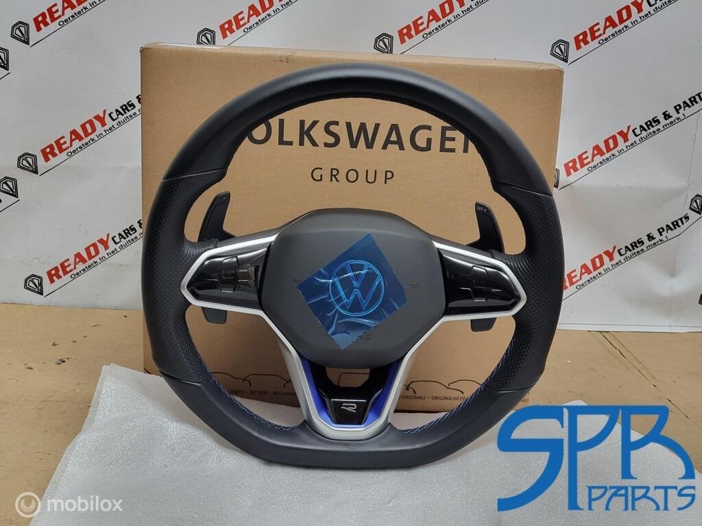 Stuurwiel STUUR VW Golf 8 VIII R + AIRBAG NIEUW F1 FLIPPER, Auto-onderdelen, Volkswagen, Nieuw, Ophalen of Verzenden, Volkswagen