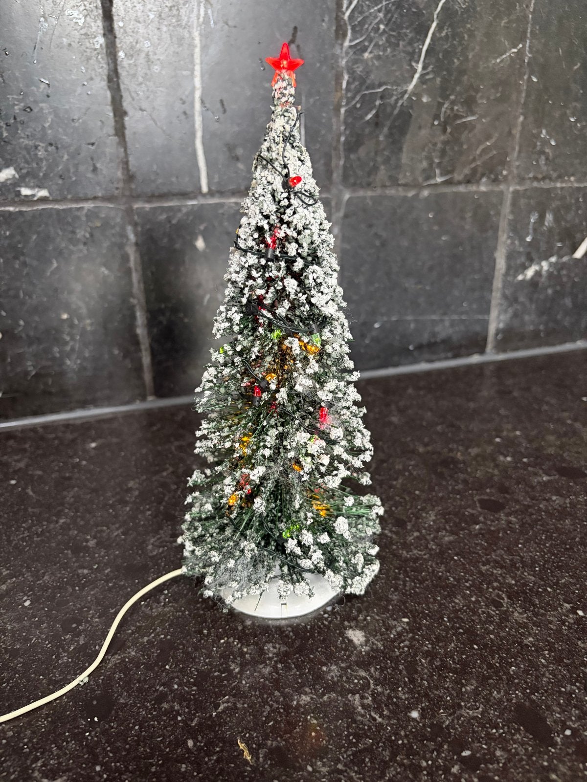 Lemax verlichte kerstboom, Ophalen of Verzenden, Gebruikt