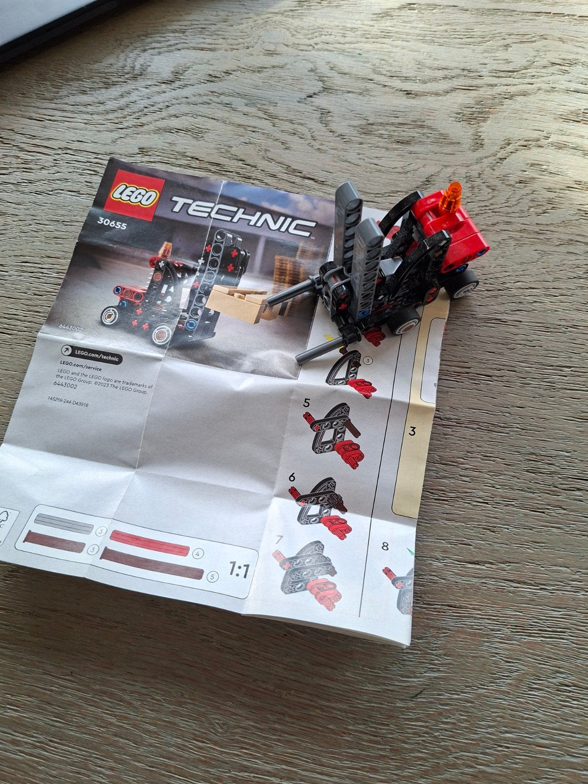 Lego Technic 30655 Vorkheftruck - Zo goed als nieuw, Lego, Inclusief instructies, Ophalen of Verzenden, Zo goed als nieuw