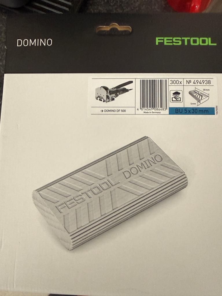 Festool Domino pluggen BU 5x30 mm (300 stuks), Ophalen of Verzenden, Nieuw